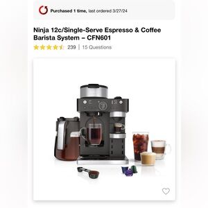 Ninja Espresso & Coffee Barista System
